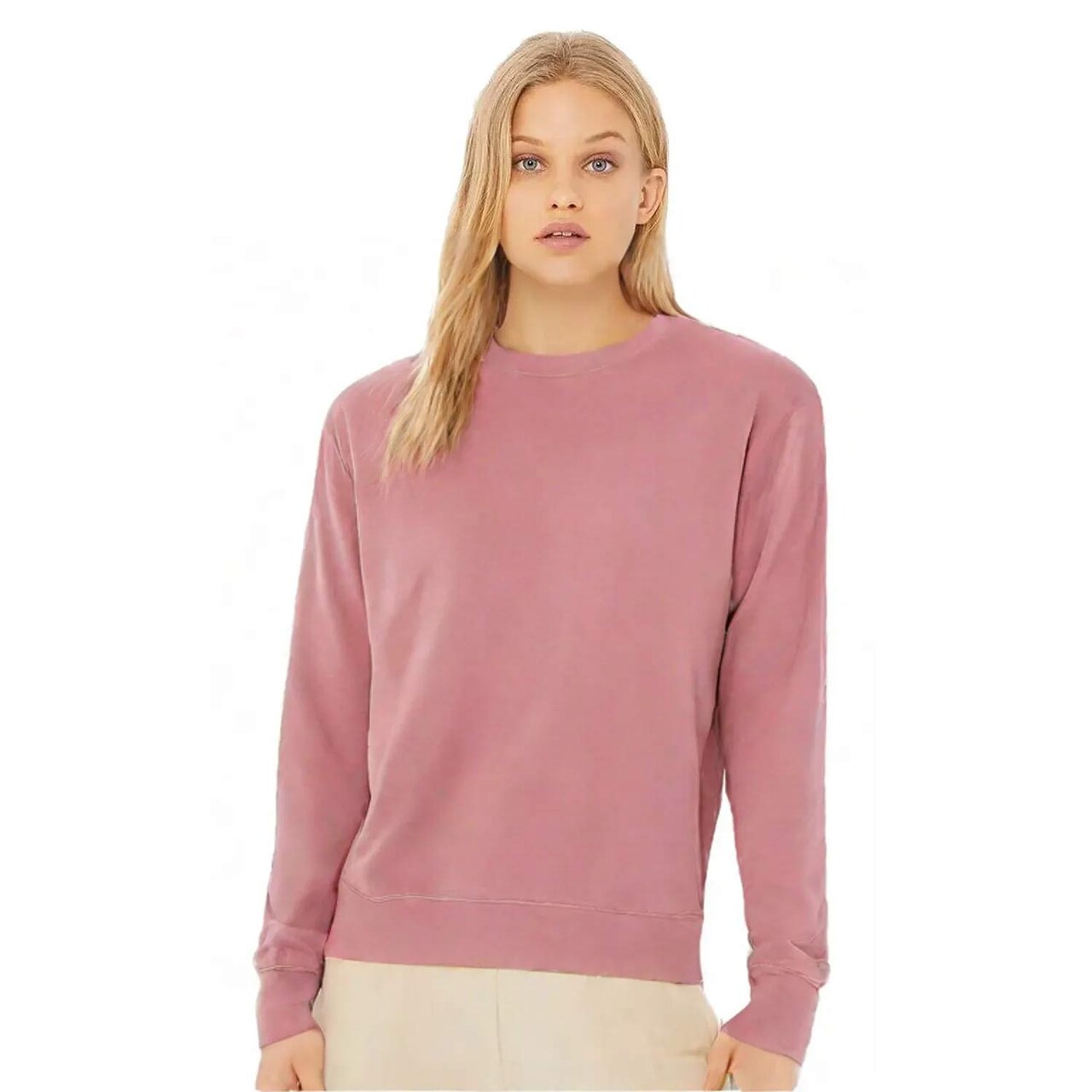 BELLA+CANVAS Sponge Fleece Drop Shoulder Crewneck Sweatshirt for Casual, Streetwear & Layering Wear